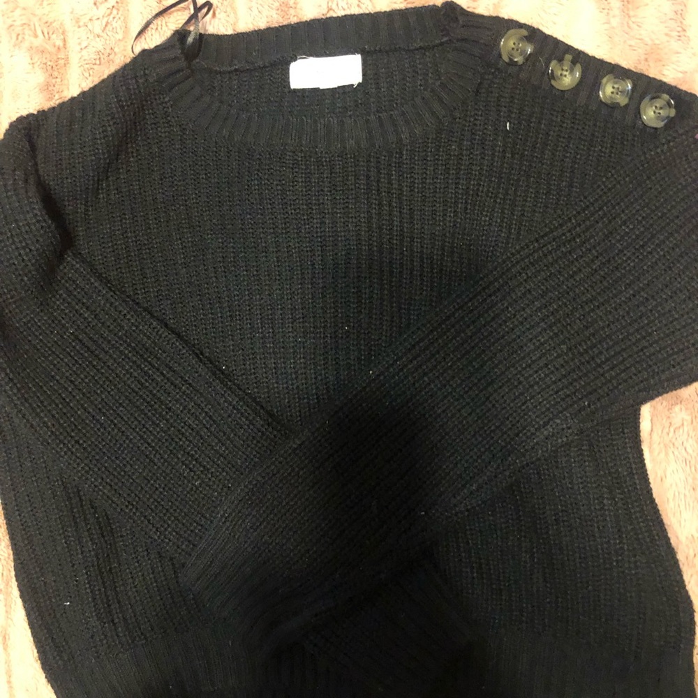 cute black sweater